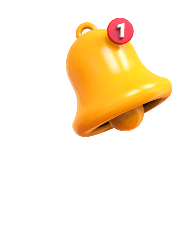 Ícono de campana que representa alertas y comunicación en estrategias de marketing digital