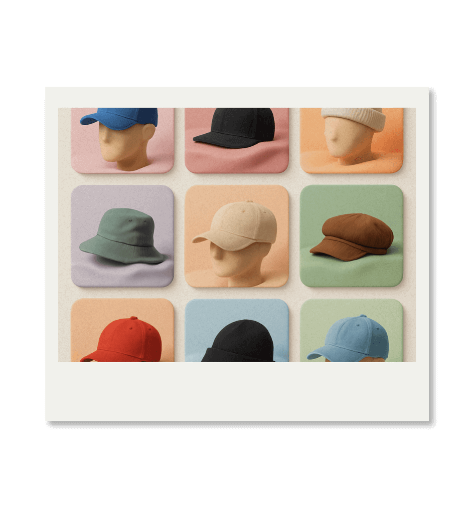 Composición de productos que representa el servicio de fotografía profesional de Kualiti